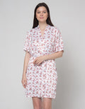 Cynthia Kimono Satin Set 2 in 1 Full Printed