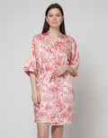 Cynthia Kimono Satin Set 2 in 1 Full Printed