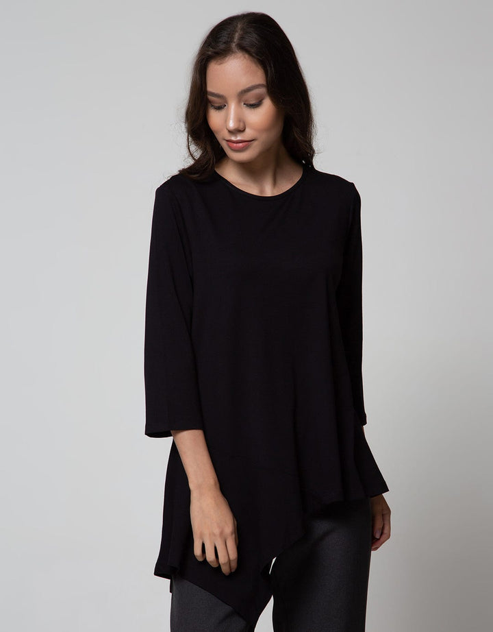 St. Yves Long Sleeve T-Shirt Flowy Rayon Spandex