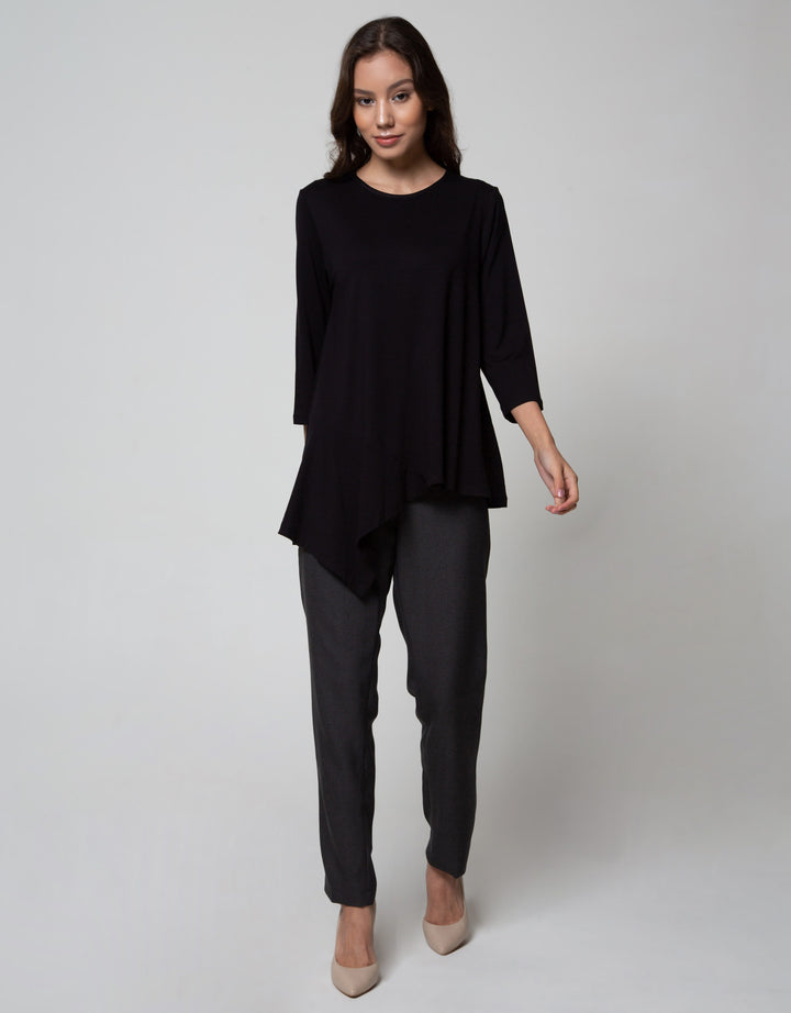 St. Yves Long Sleeve T-Shirt Flowy Rayon Spandex