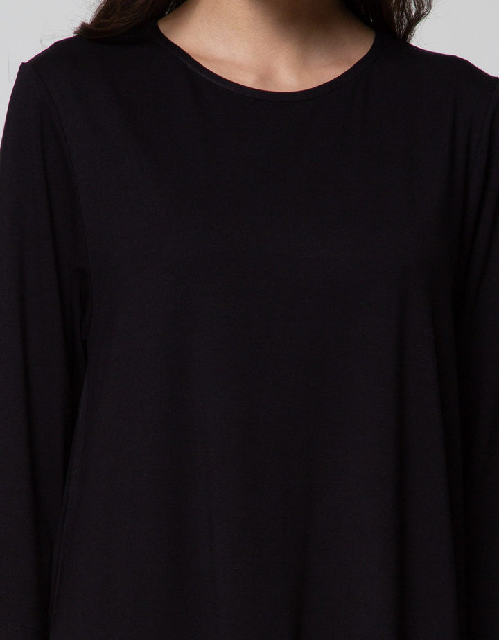 St. Yves Long Sleeve T-Shirt Flowy Rayon Spandex