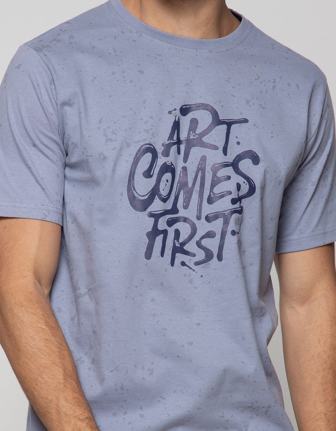 T Zone Short Sleeve T-Shirt Print Aop Art Comes First