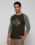 T Zone Raglan T-Shirt Print Geometric Awesome