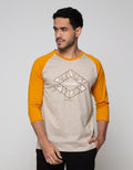 T Zone Raglan T-Shirt Print Geometric Awesome