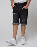 SHORT DENIM  CROP DE