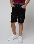Nevada Short Denim Crop Denim Rib Splash
