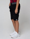 Nevada Short Denim Crop Denim Rib Splash