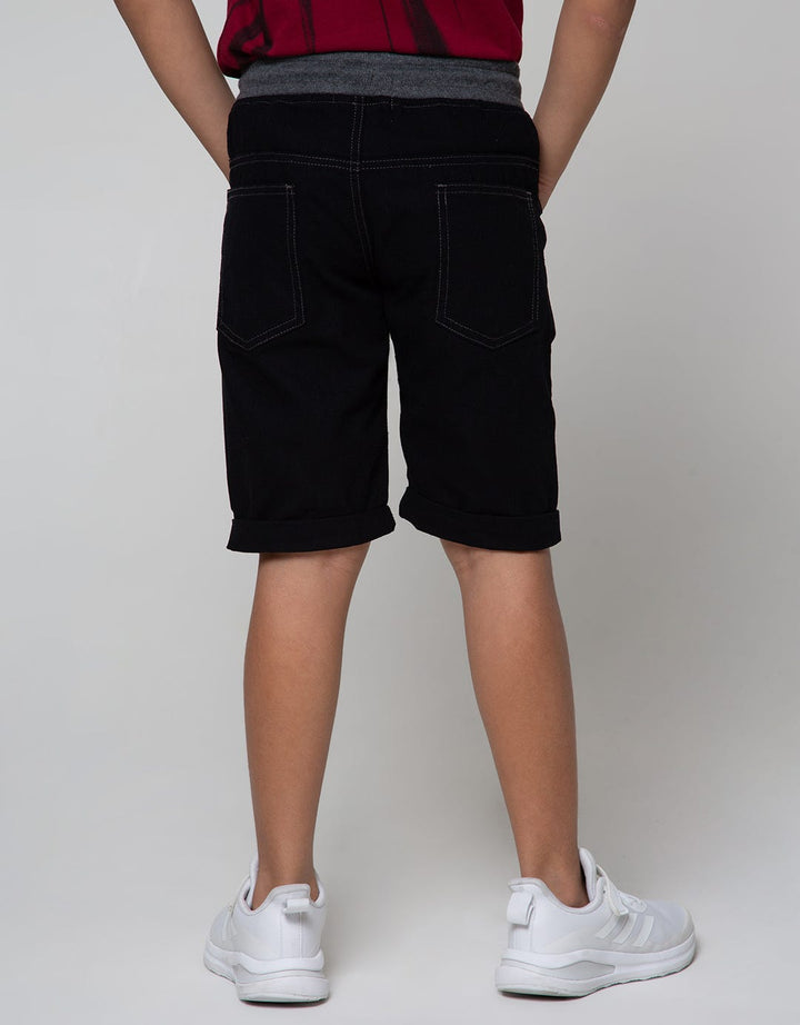 Nevada Short Denim Crop Denim Rib Splash