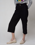 Details Long Pants 78 With Cullotes Shape W Button At Front