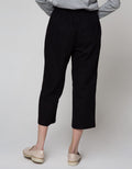 Details Long Pants 78 With Cullotes Shape W Button At Front