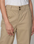 Details Long Pants 78 With Cullotes Shape W Button At Front