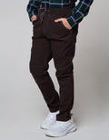 Nevada Pants Woven Rib Knee Cut Stretch