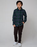 Nevada Pants Woven Rib Knee Cut Stretch