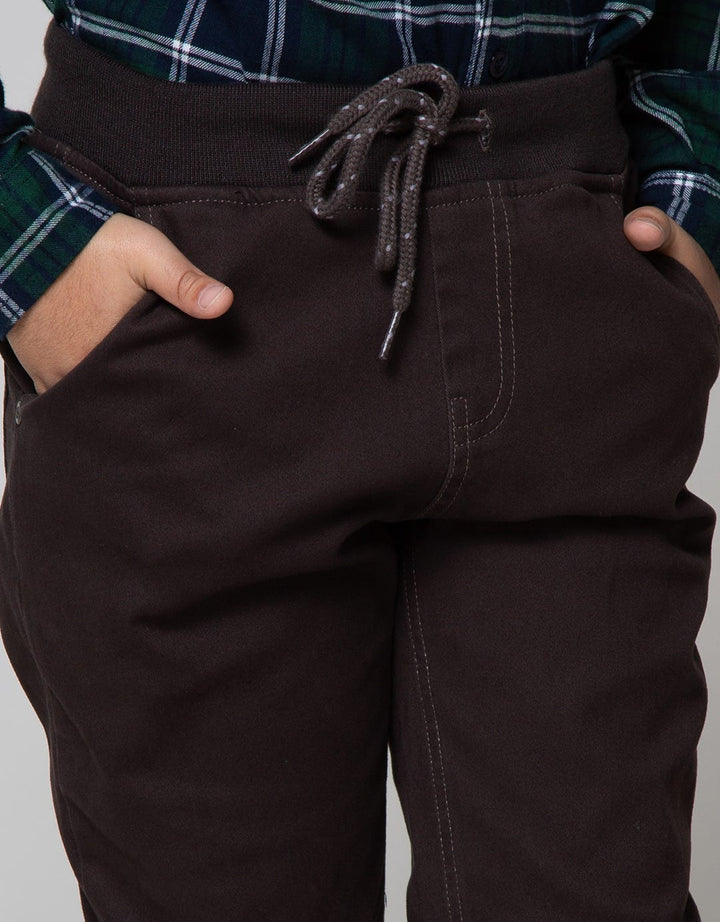 Nevada Pants Woven Rib Knee Cut Stretch