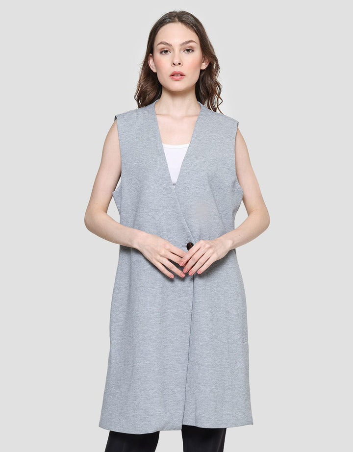 Cardinal Femme Vest Plain Outer Wanita