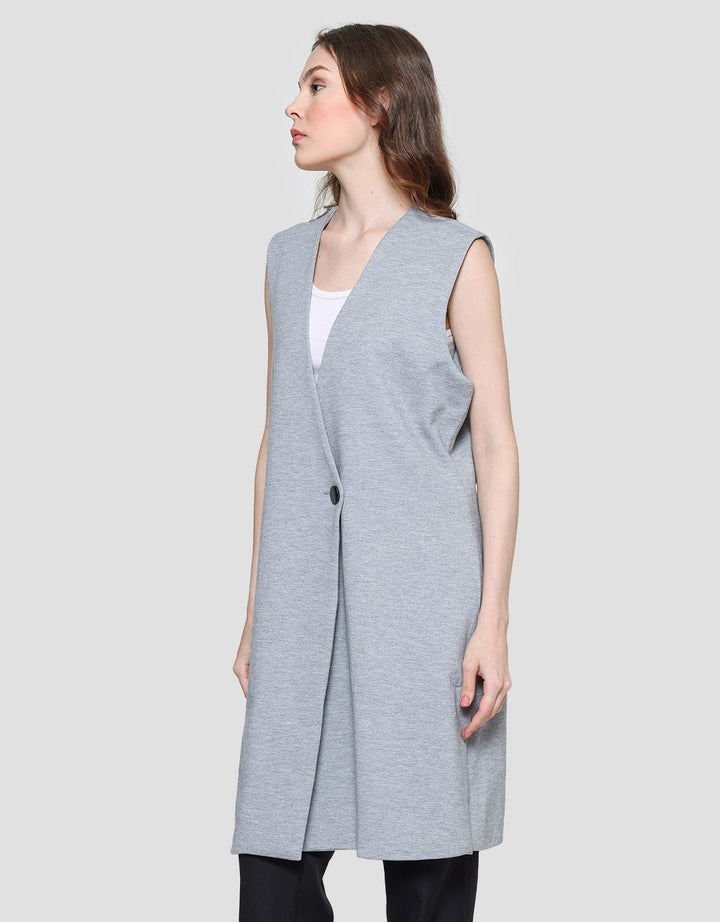 Cardinal Femme Vest Plain Outer Wanita