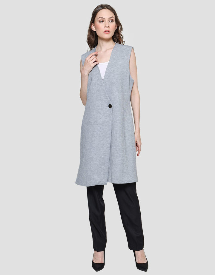 Cardinal Femme Vest Plain Outer Wanita