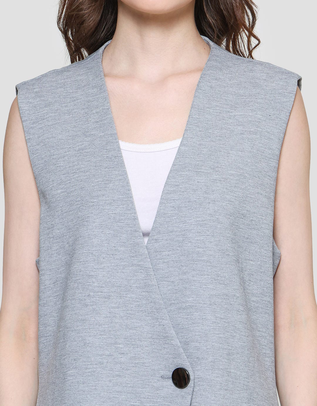 Cardinal Femme Vest Plain Outer Wanita