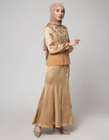 Cardinal Femme Brukat Flare Women's Dress