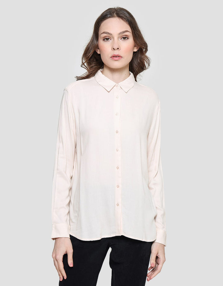Cardinal Femme Kemeja Lengan Panjang Basic Wanita