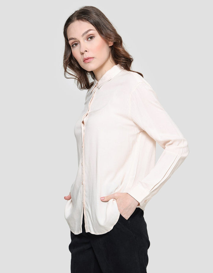 Cardinal Femme Kemeja Lengan Panjang Basic Wanita