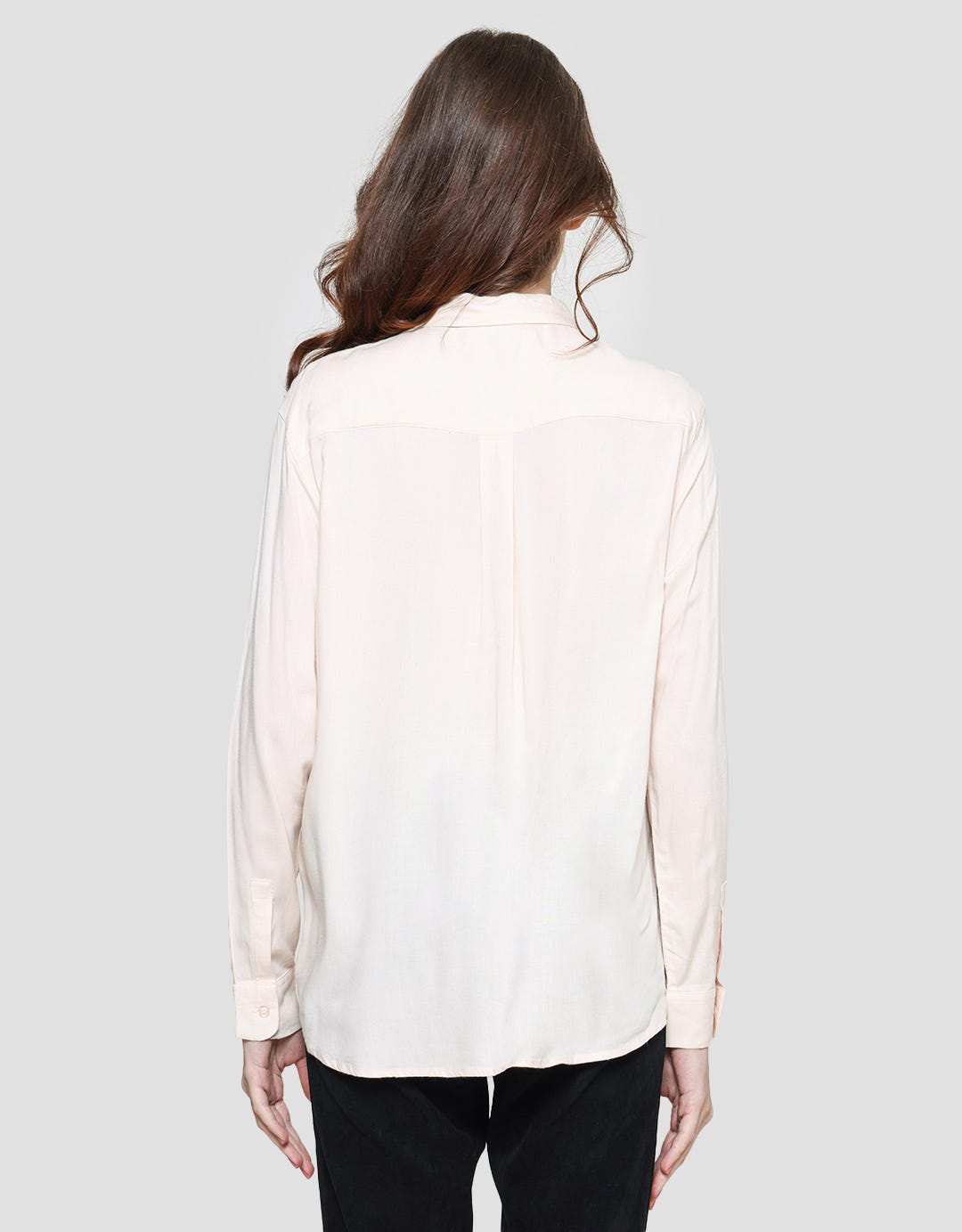 Cardinal Femme Kemeja Lengan Panjang Basic Wanita