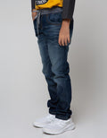 Nevada Pants Denim Long Pants Rib  Washing