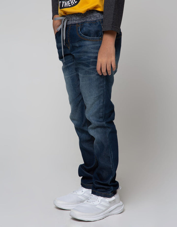 Nevada Pants Denim Long Pants Rib  Washing