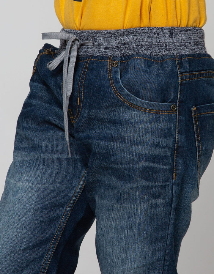 Nevada Pants Denim Long Pants Rib  Washing