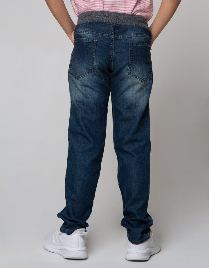 Nevada Denim Long Pants Rib Whisker