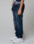 Nevada Pants Denim Rib Washing