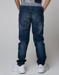 Nevada Pants Denim Rib Washing