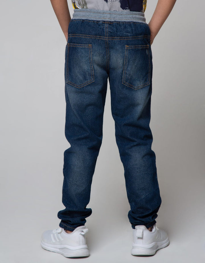Nevada Pants Denim Rib Washing