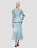Cardinal Femme Brukat Bunga Gamis Wanita