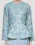 Cardinal Femme Brukat Bunga Gamis Wanita