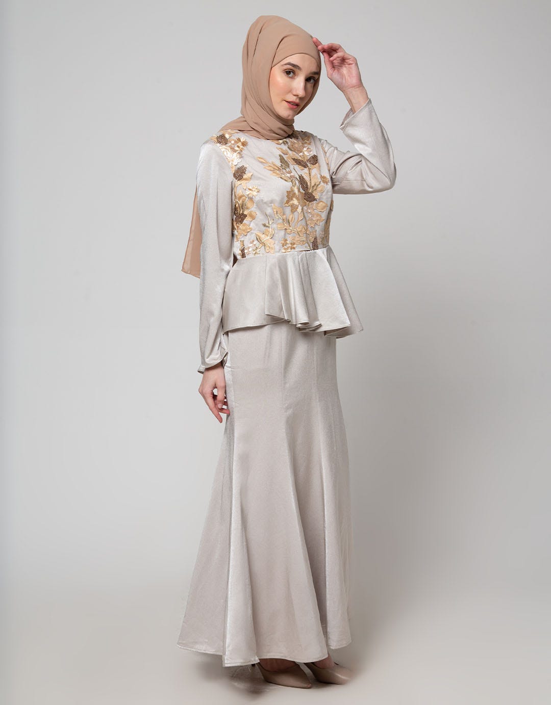 Cardinal Femme Gamis Full Print