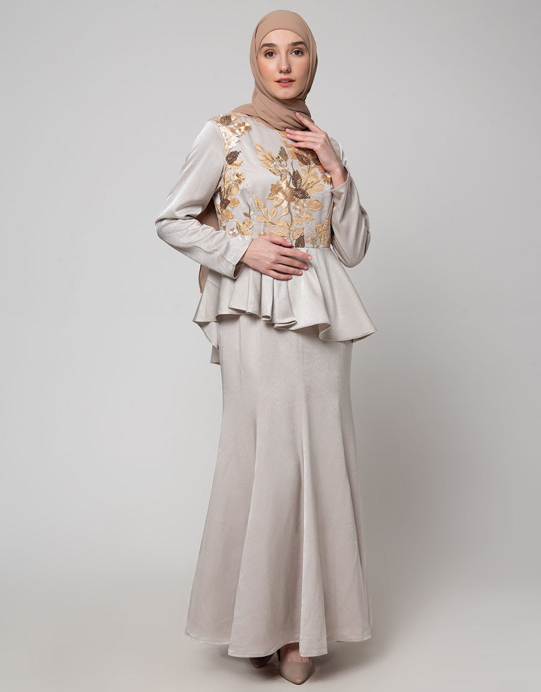 Cardinal Femme Gamis Full Print