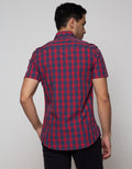 Cardinal Formal Short Sleeve Shirt Print Gingham