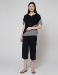 Cynthia Loungewear With Stripe Accent