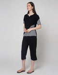 Cynthia Loungewear With Stripe Accent