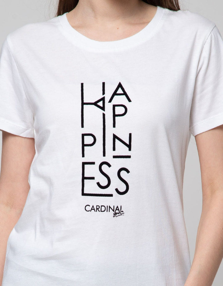 Cardinal Girl T-Shirt Print Happines