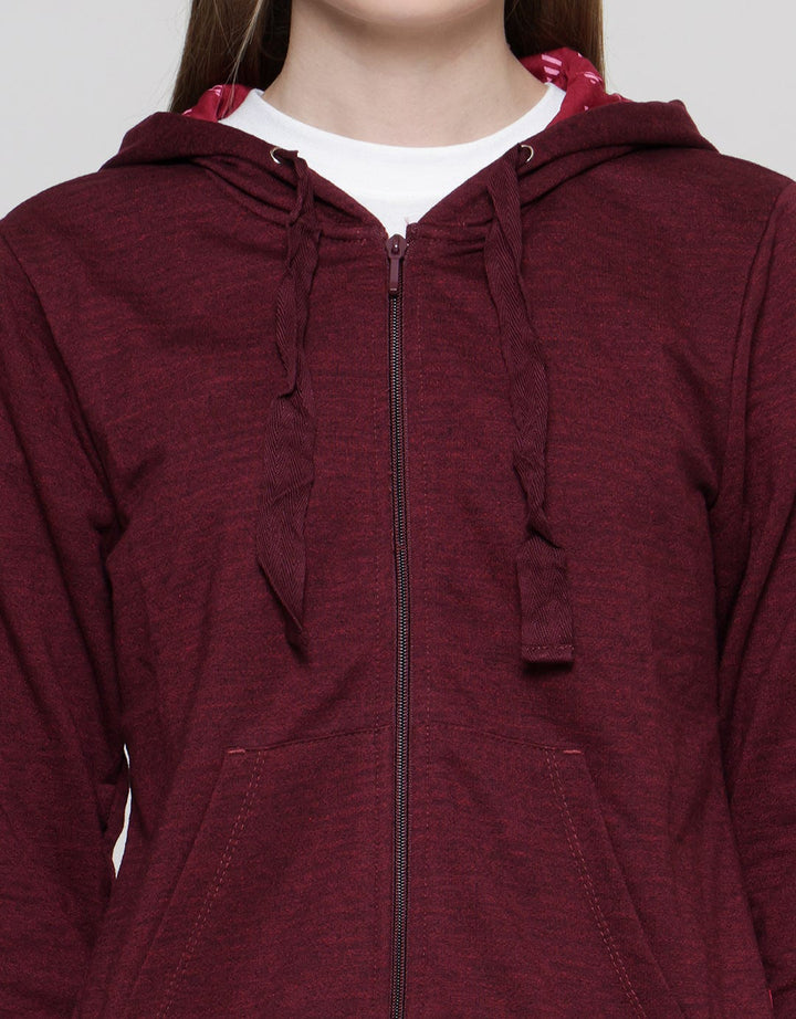 Cardinal Girl Simply Look Sweater With Zipper Wanita