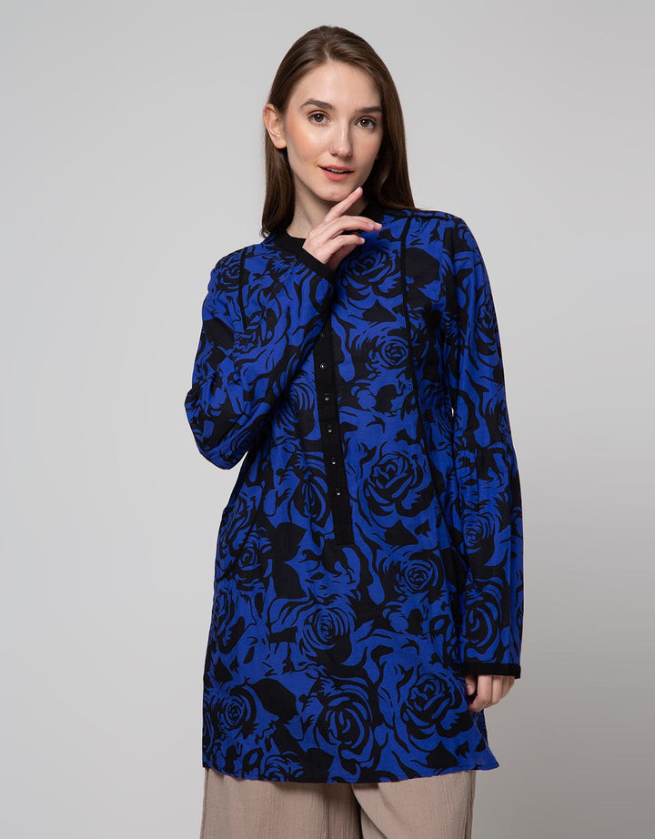 Cardinal Femme Full Floral Blouse Wanita