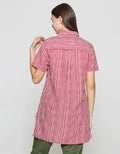 Cardinal Girl Stripe Look Women's Shirt