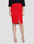 Cardinal Femme Front Slit Rok Wanita