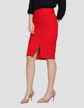 Cardinal Femme Front Slit Rok Wanita