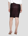 Cardinal Femme Shine Mini Skirt Wanita