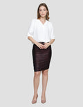 Cardinal Femme Shine Mini Skirt Wanita