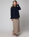 Cardinal Femme Top Lace Wave Blouse