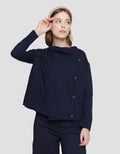 Cardinal Femme Button Cardigan Wanita